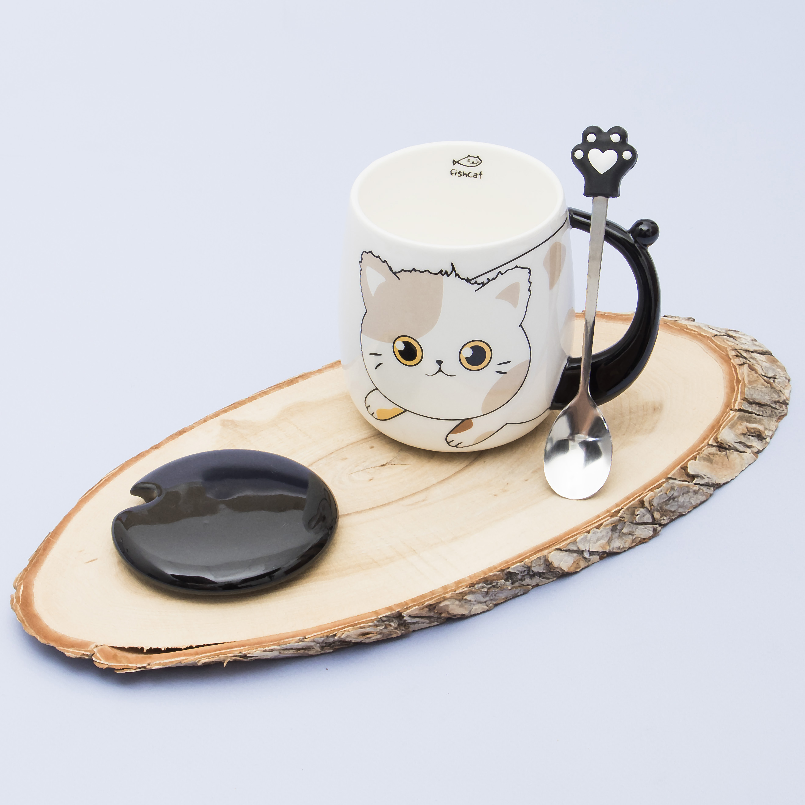 Кружка ЭВРИКА Котик довольный №2 - фото 4