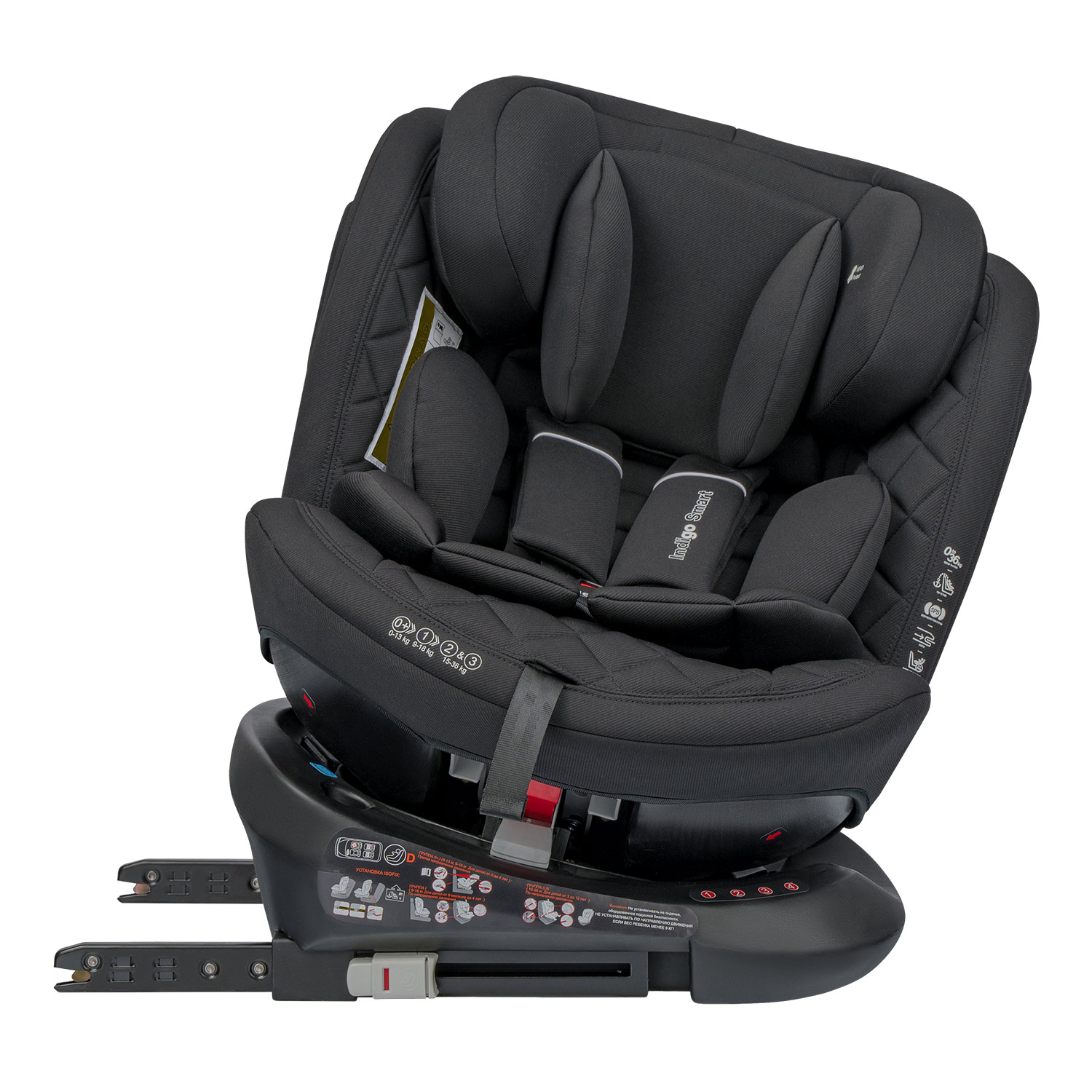 Автокресло Indigo SMART Isofix 0+/1/2/3 (0-36 кг) - фото 4