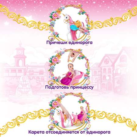 Кукла модельная Zuru Sparkle Girlz с каретой