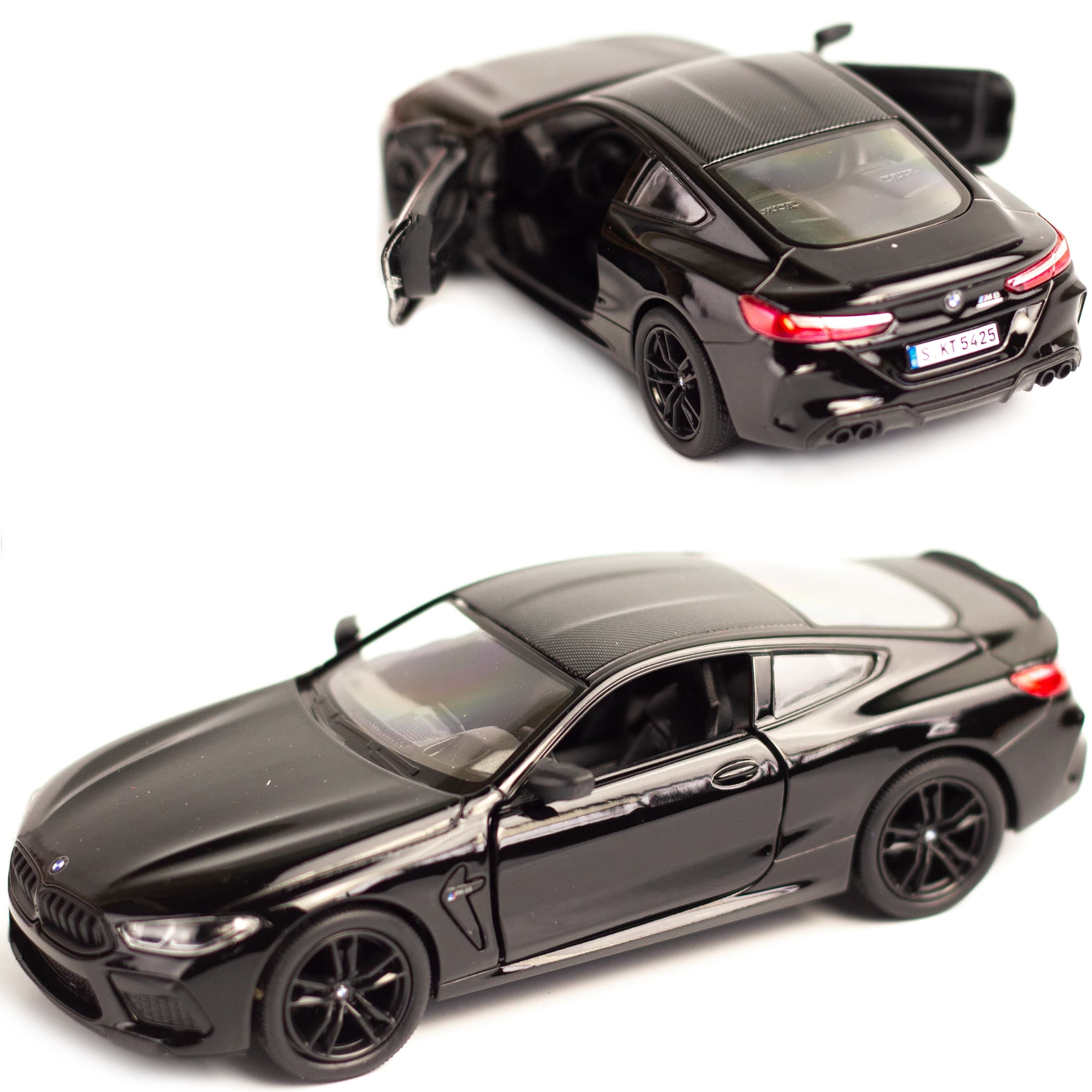 Автомобиль KINSMART BMW M8 Competition Coupe черная 1:38 КТ5425/3 - фото 1
