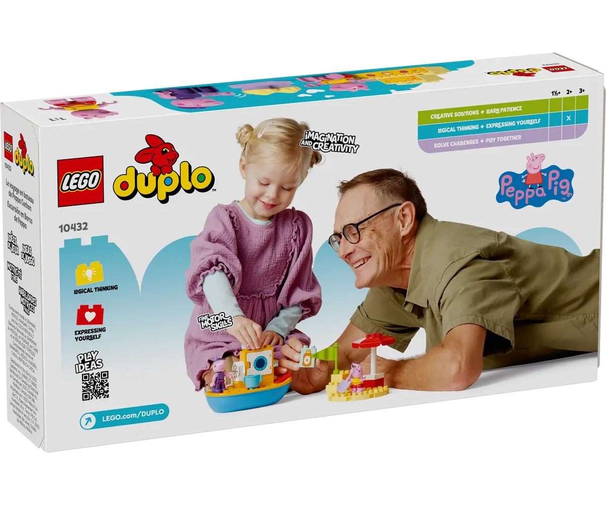 Конструктор LEGO DUPLO Путешествие со Свинкой Пеппой 23 дет. - фото 4
