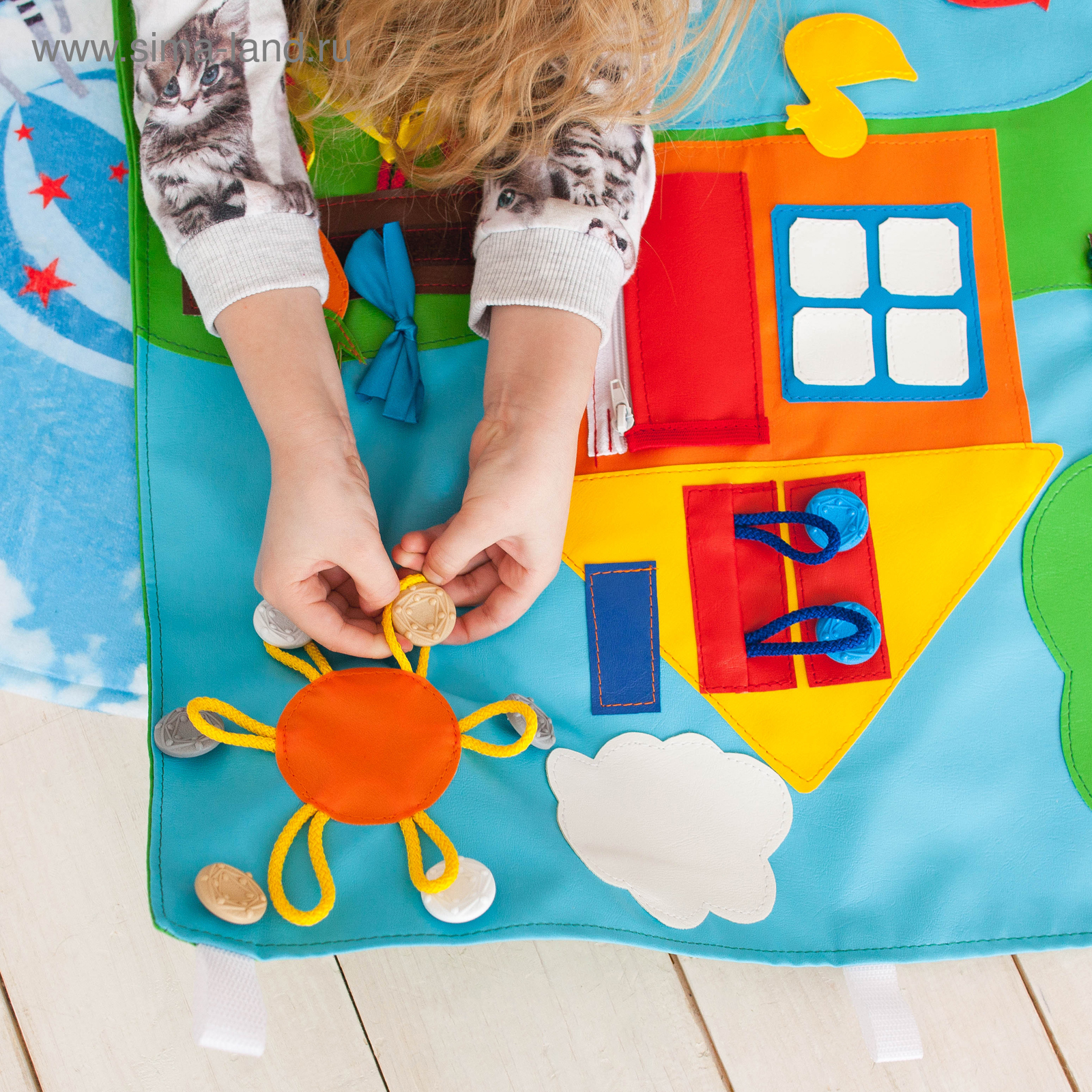 Игрушка IQ-ZABIAKA бизиборд - фото 3