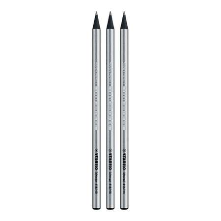 Карандаши чернографитные STABILO 3 шт.