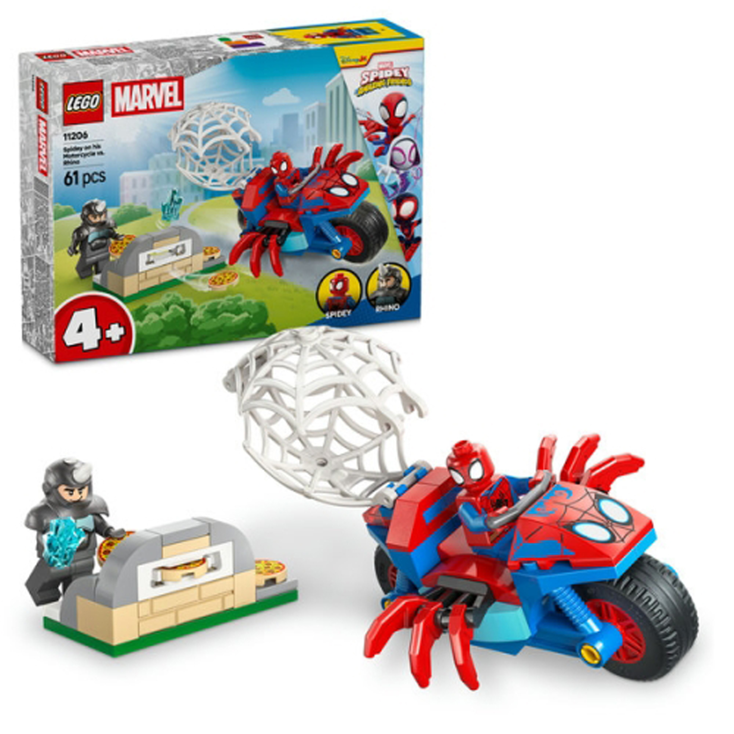 Конструктор LEGO Spidey Спайди против Носорога 61 дет. - фото 1