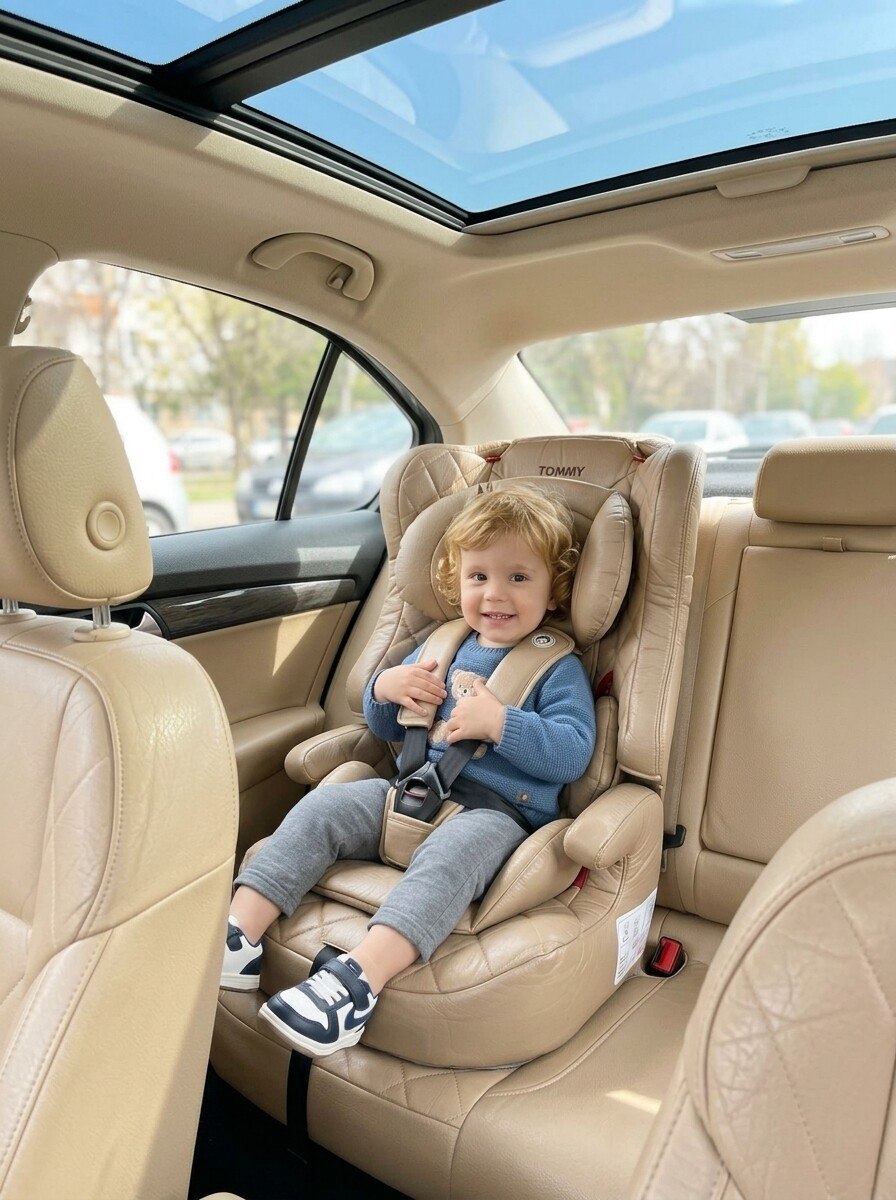 Автокресло TOMMY Olymp HB816 1/2/3 (9-36 кг) бежевый - фото 2