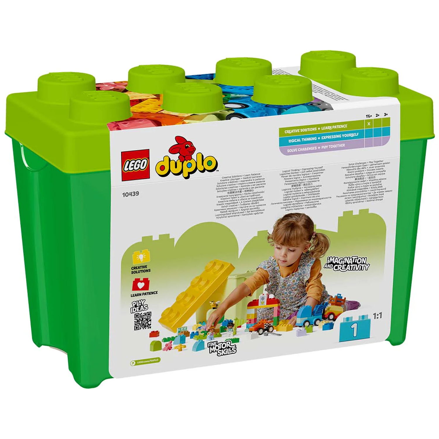 Конструктор LEGO DUPLO Коробка с кубиками 80 дет. - фото 7