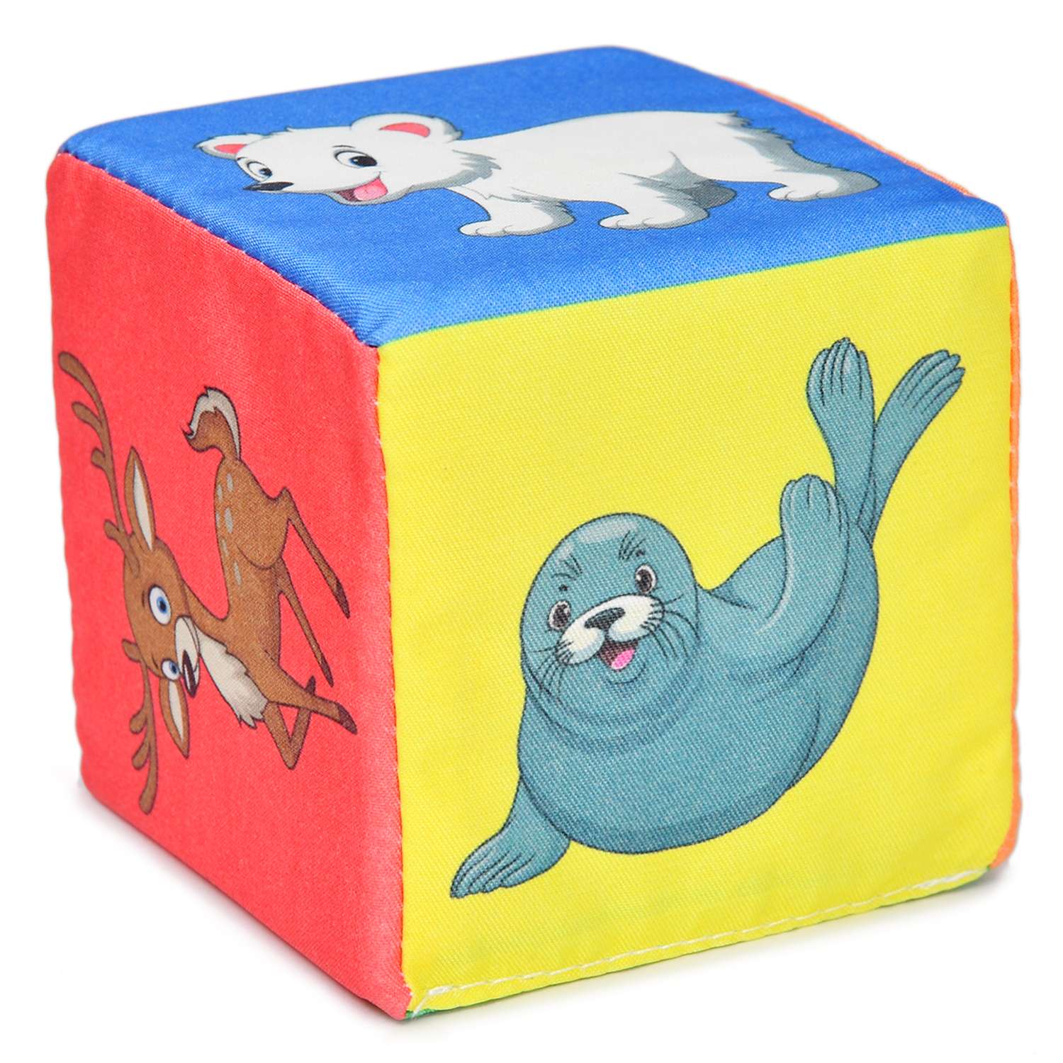 Игрушка Русский стиль кубики Веселый зоопарк - фото 4