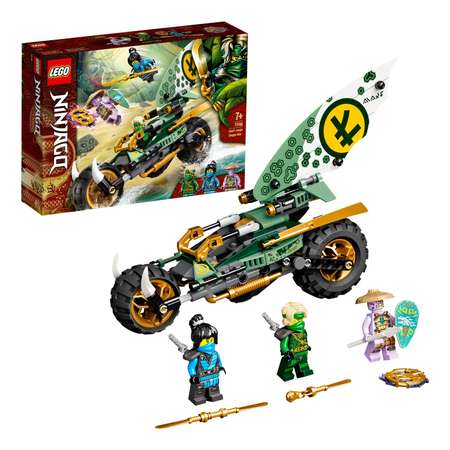 Конструктор LEGO NINJAGO Мотоцикл Ллойда для джунглей блочный
