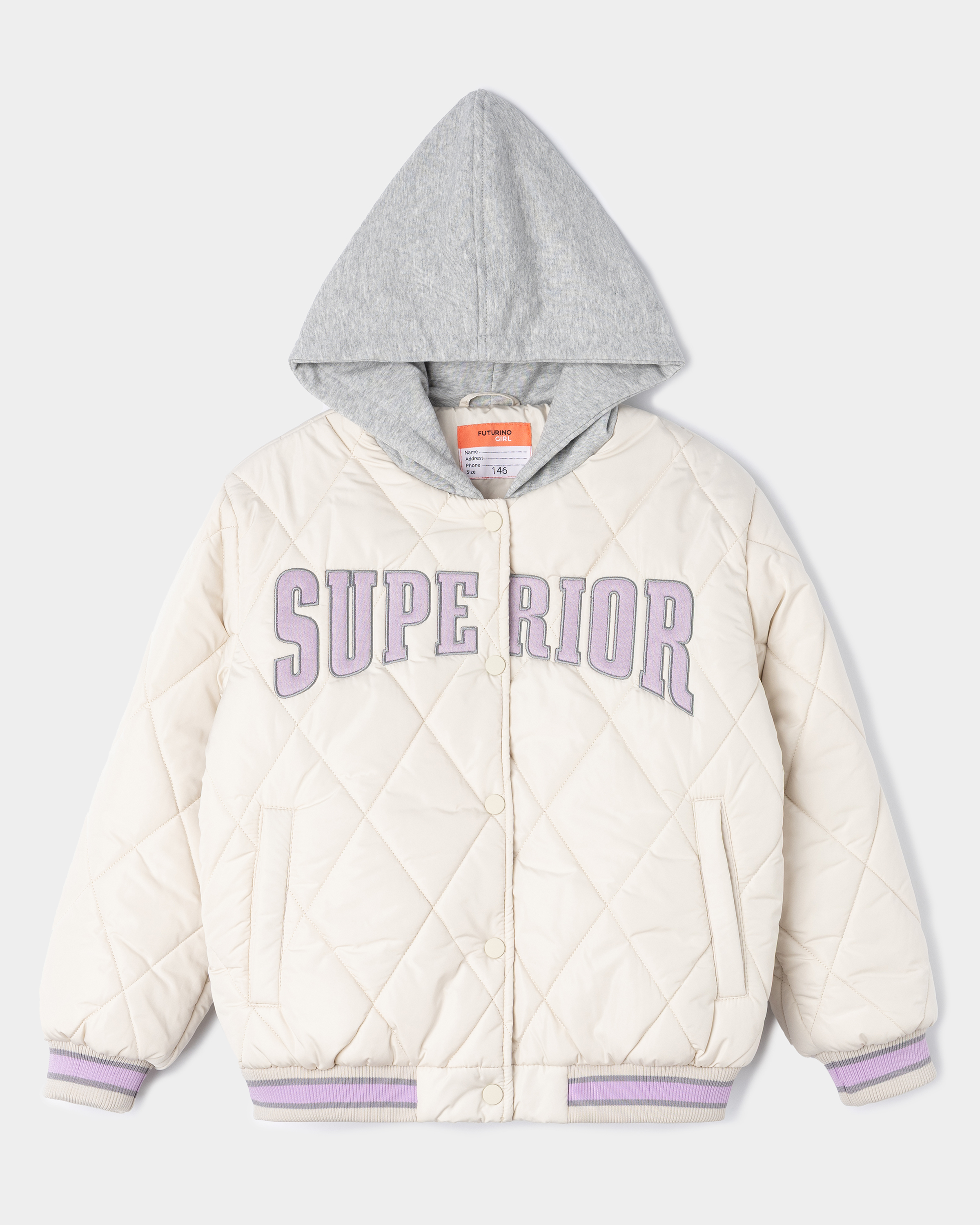 Куртка-бомбер Futurino S26FU3-G364tg-F0 - фото 2