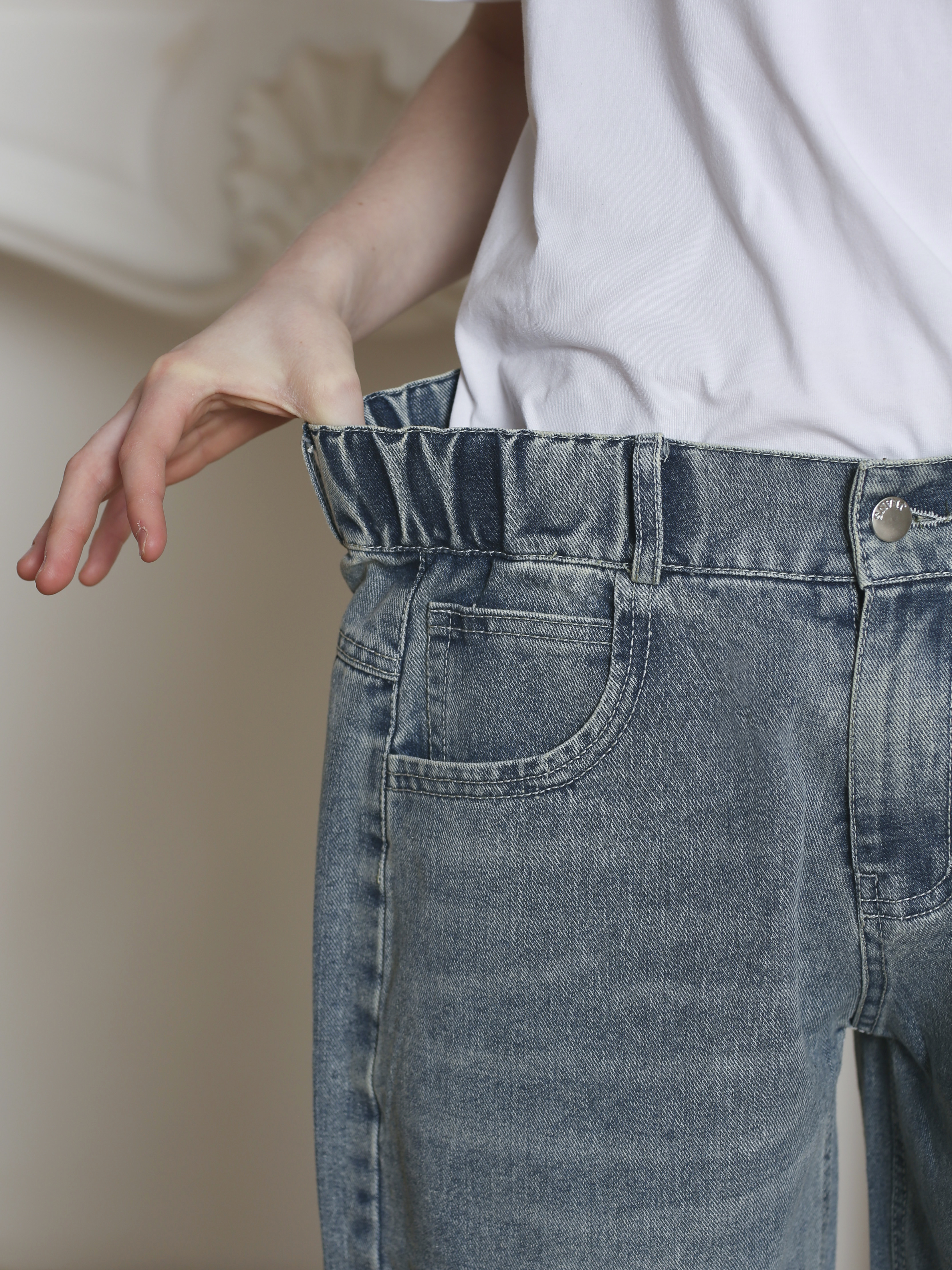 Джинсы-багги СИНИЙ МИР R171-IL - фото 9