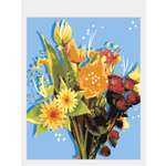 Картина по номерам Selfica Свежий букетик