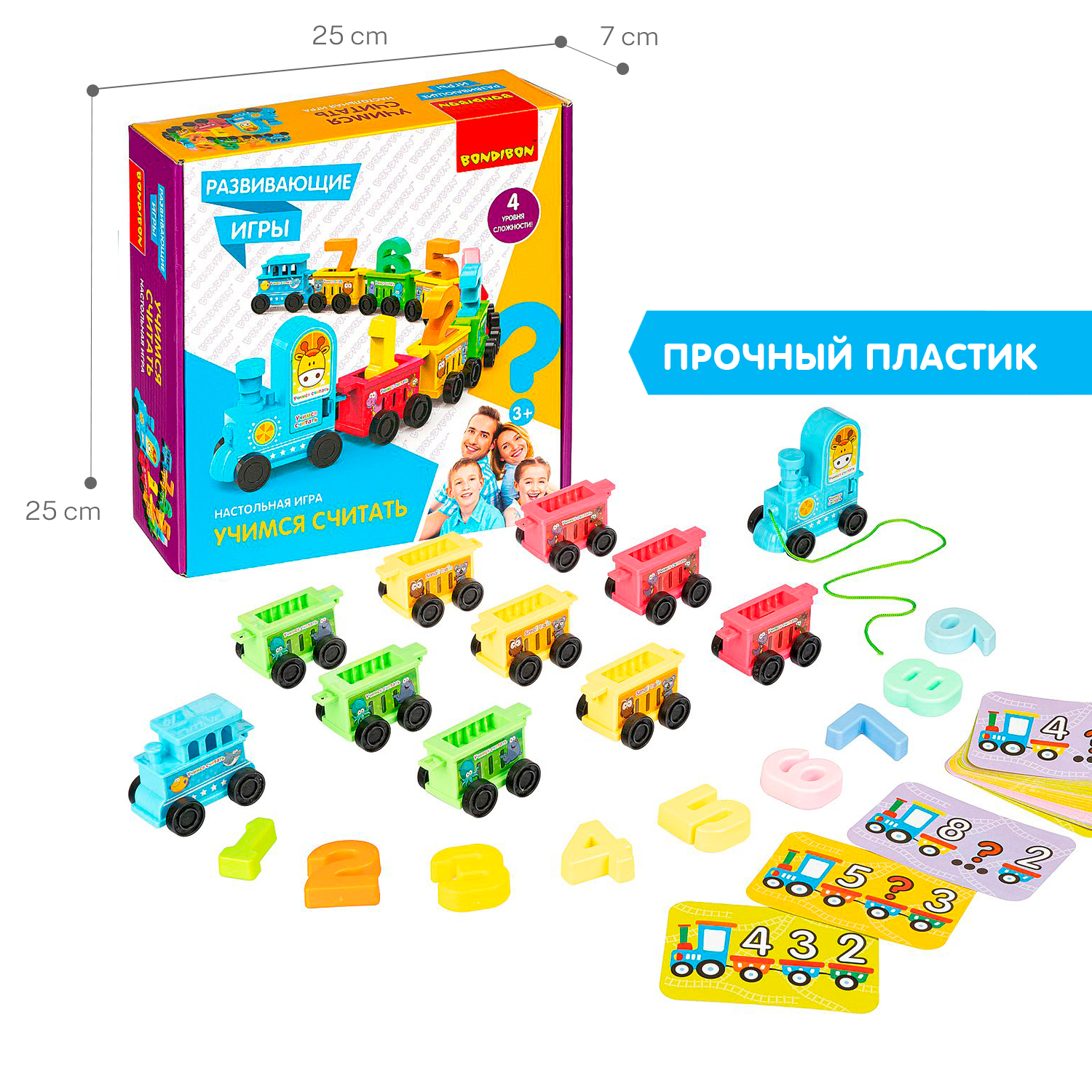 Настольная игра Bondibon для малышей Учимся считать - фото 6