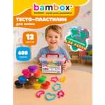 Тесто для лепки BAMBOX с формочками 12 цв.