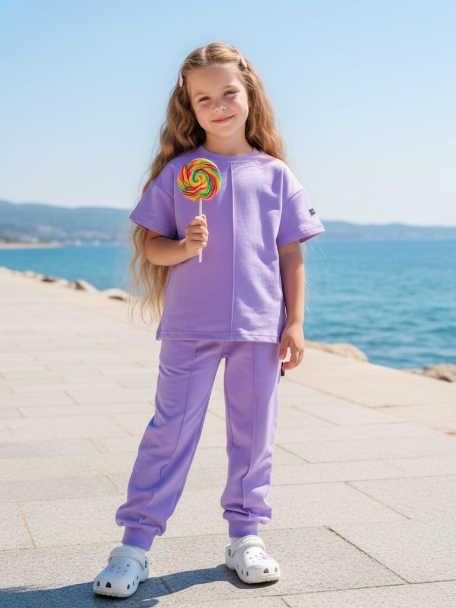 Спортивный костюм VEDDI 2080/6041фп-2024-сиреневый - фото 13