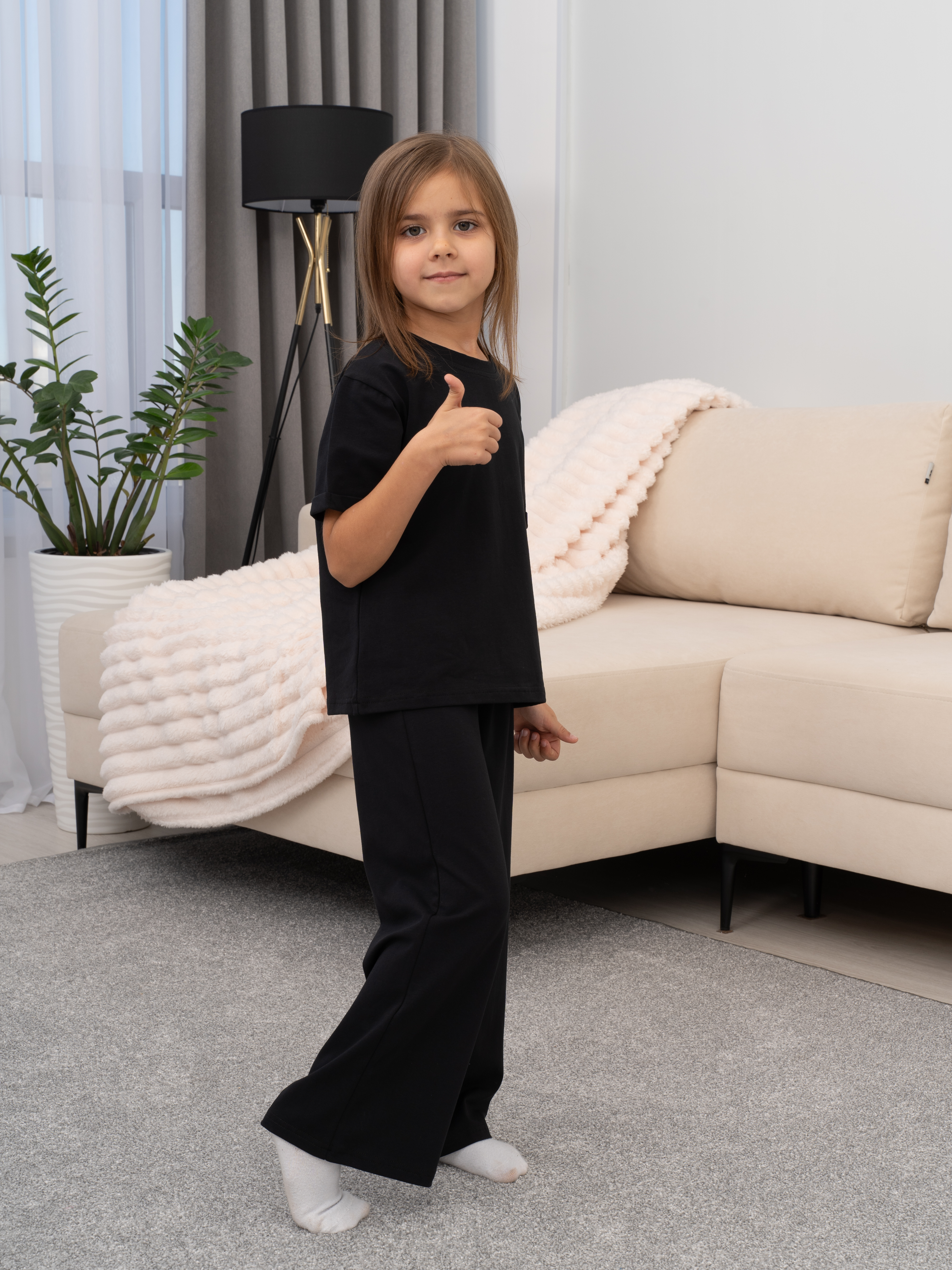 Футболка и брюки ULTRA 7060-Ул черный - фото 2