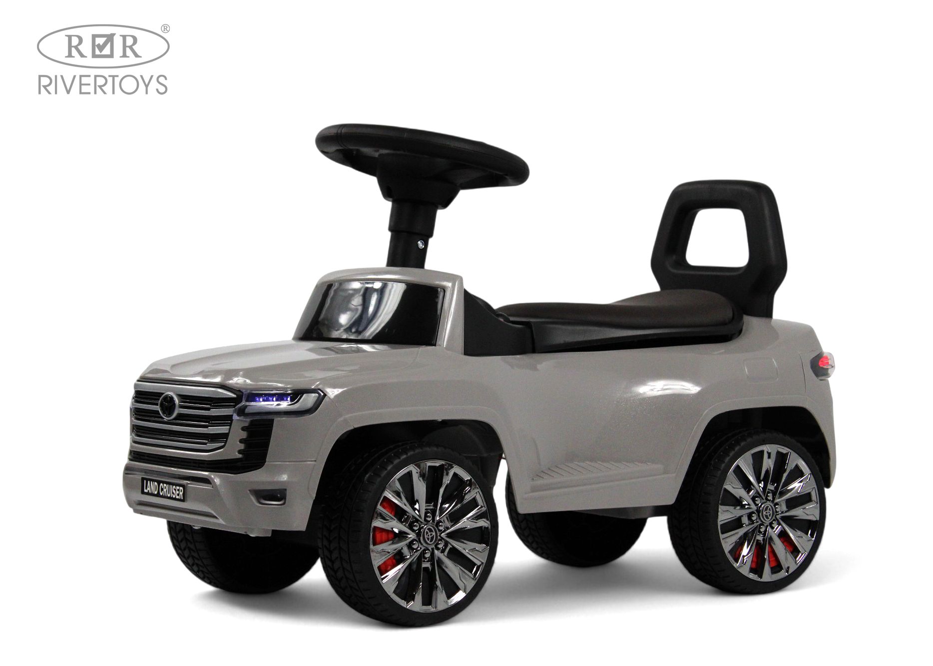 Каталка RIVERTOYS Z002ZZ-D-GREY серый - фото 3