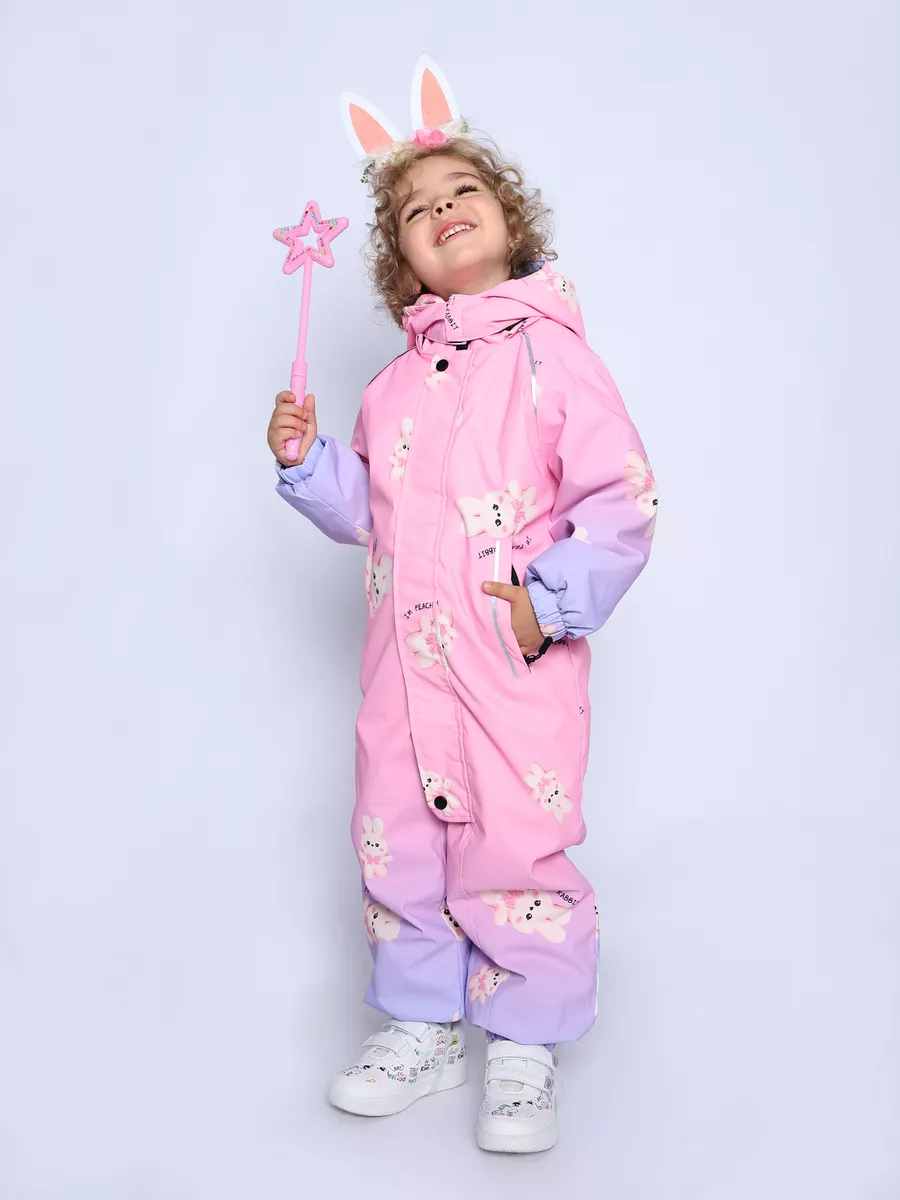 Комбинезон RuStyle ДД-комбRSXM-2311-зайрозсир - фото 1