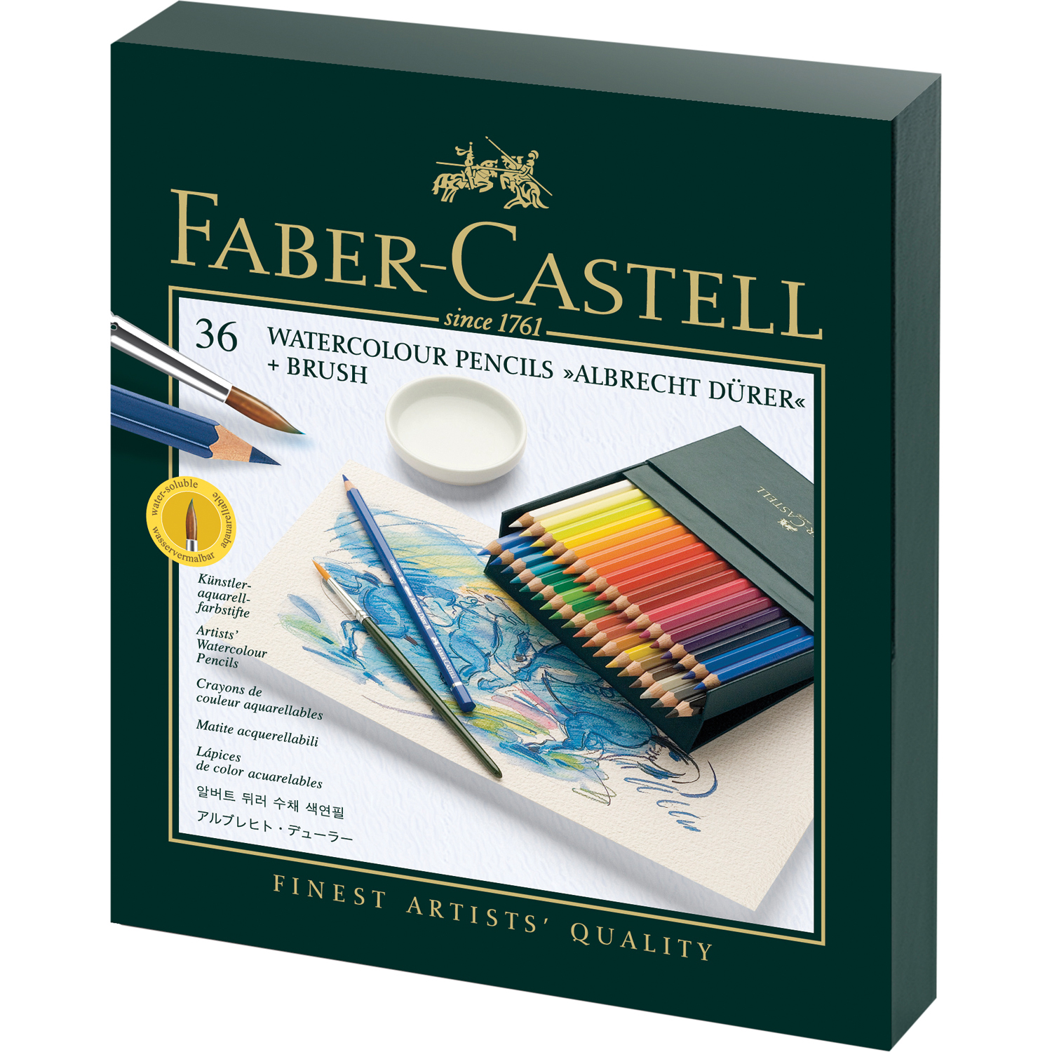 Карандаши акварельные Faber Castell 36 шт. - фото 1