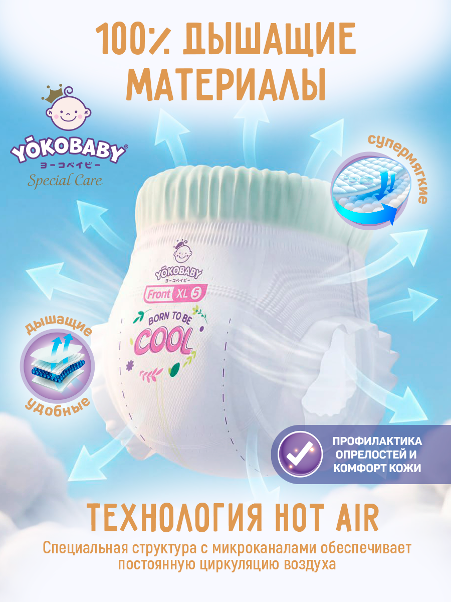 Трусики YokoBaby Premium XXL (от 15 кг) 17 шт. - фото 7