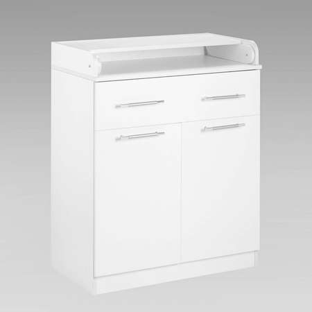 Комод Клик Мебель КП-1 2ств. 1 ящ. двухстворчатый 1000х850х440/730 Белый