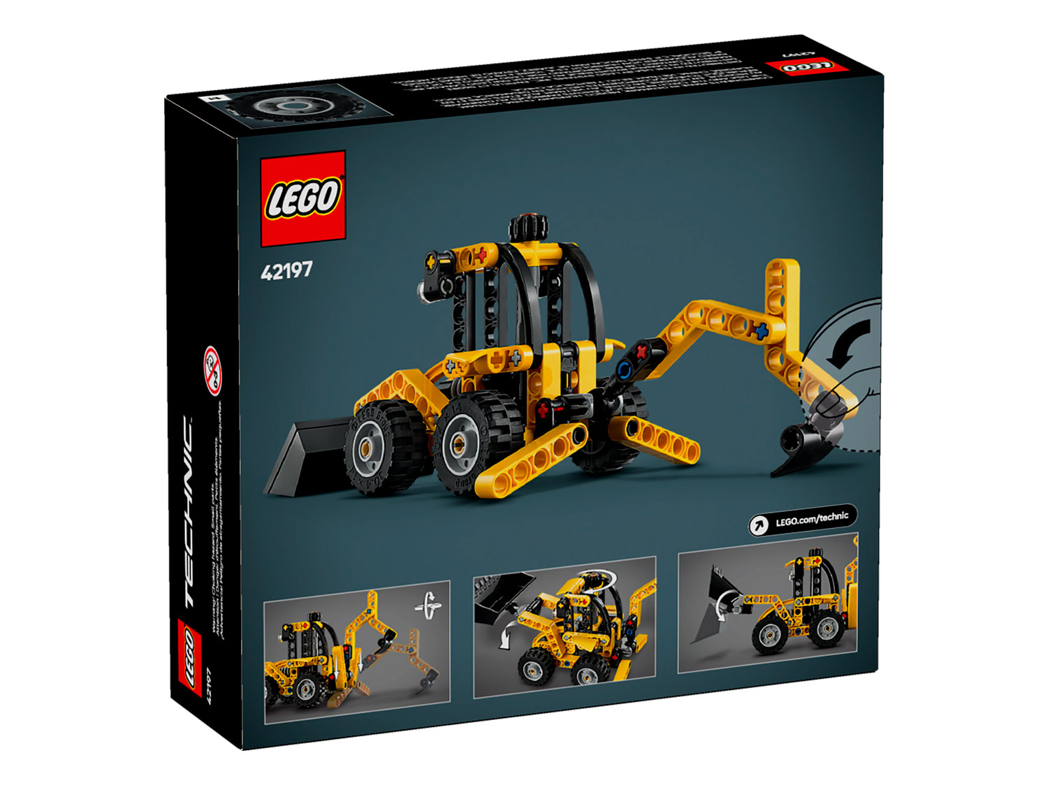 Конструктор LEGO Technic Экскаватор-погрузчик 42197 104 дет. - фото 8