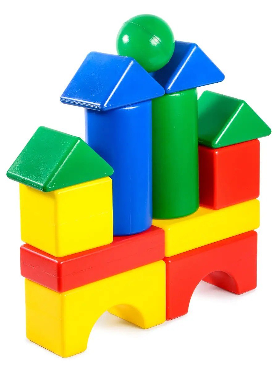 Игрушка Green Plast кубики Конструктор - фото 3