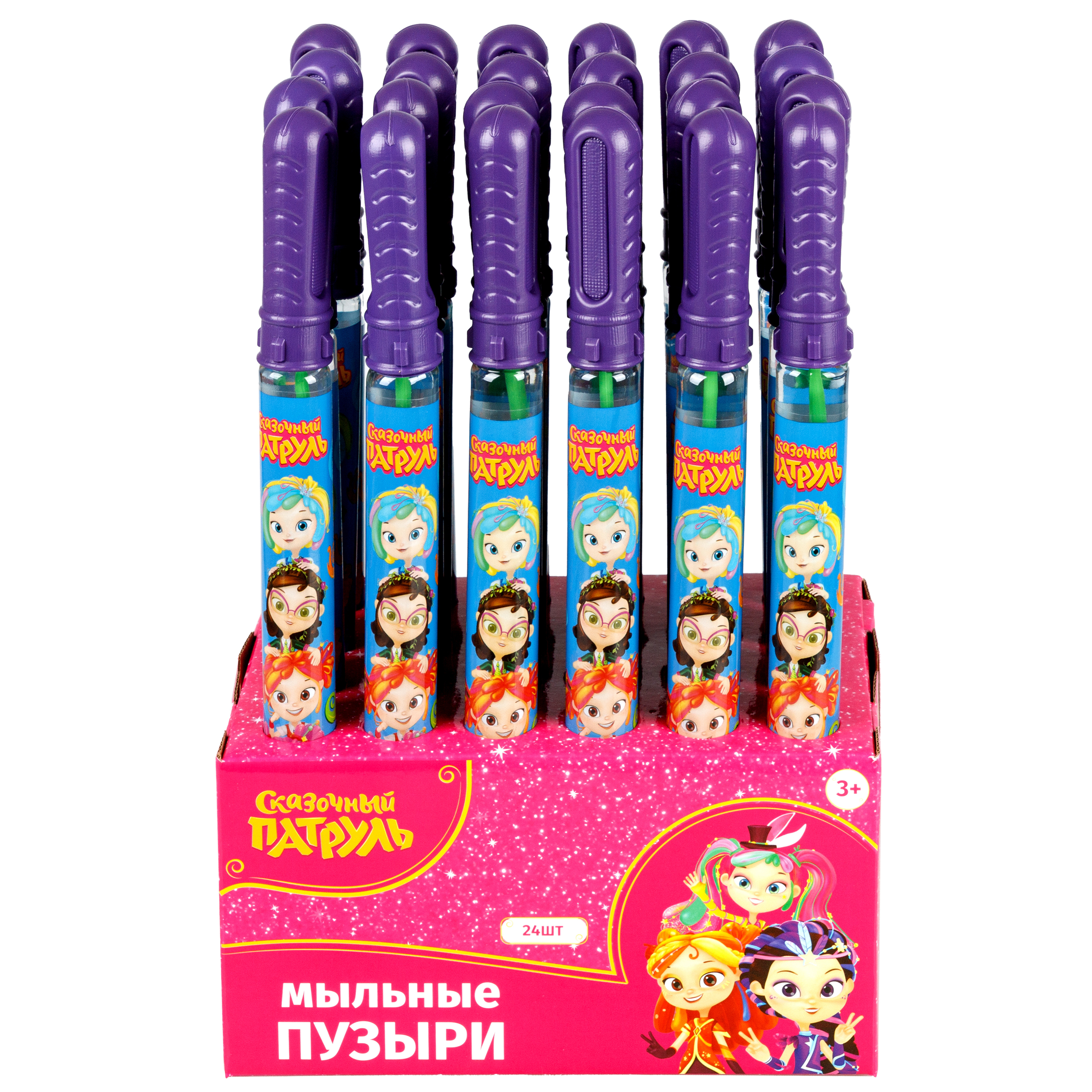 Мыльные пузыри 1TOY набор Сказочный патруль 24 шт - фото 10