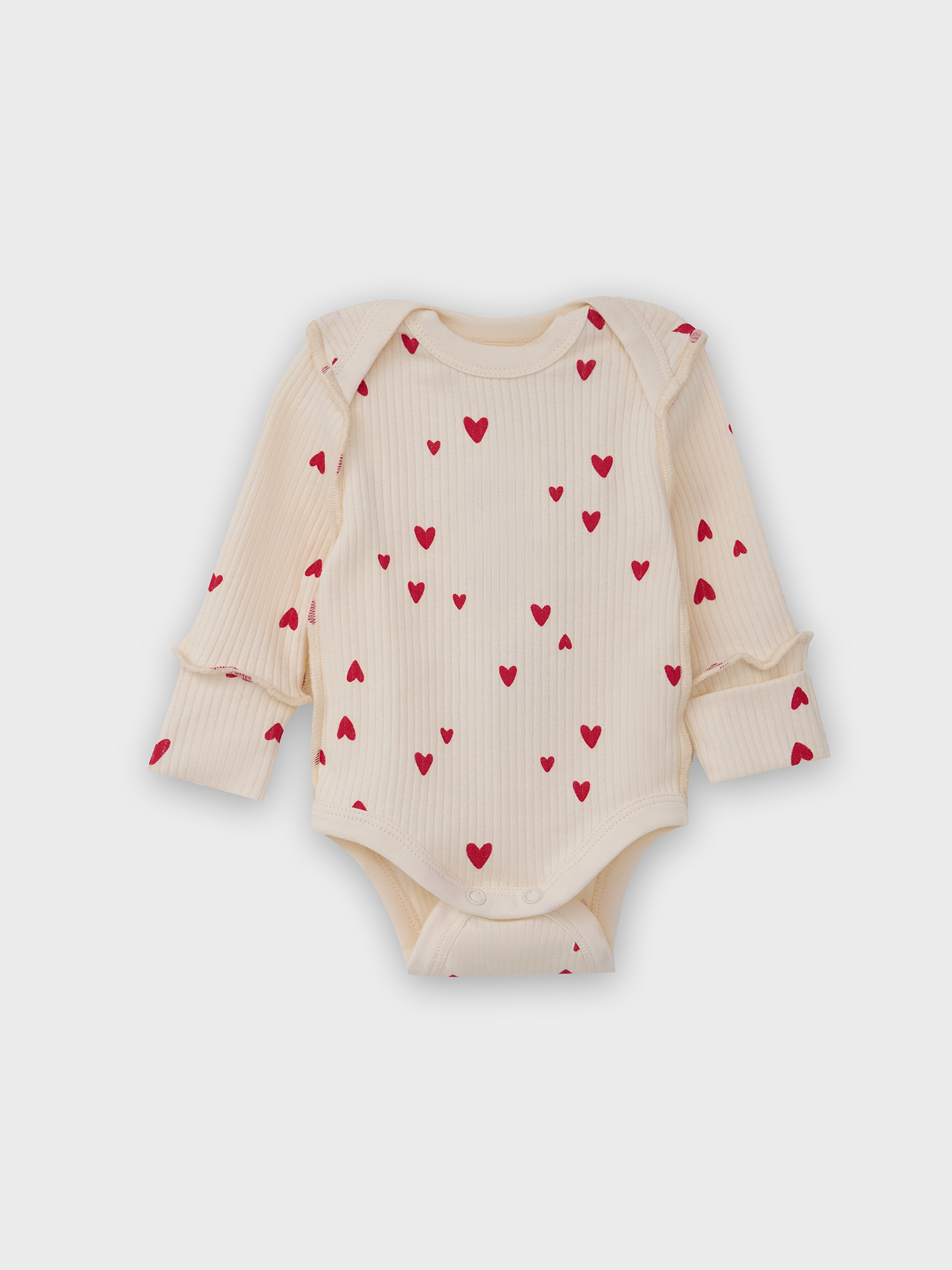 Комплект Mark Formelle (Марк Формэль) 89406-1/сердечки на молочном +красный - фото 3