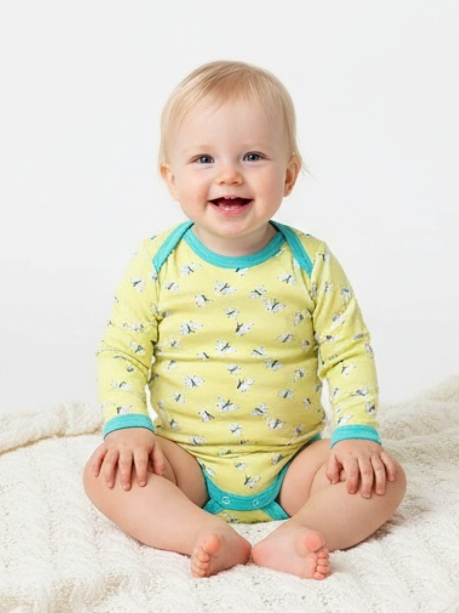 Боди Linas baby 1282-9 Желтый - фото 1