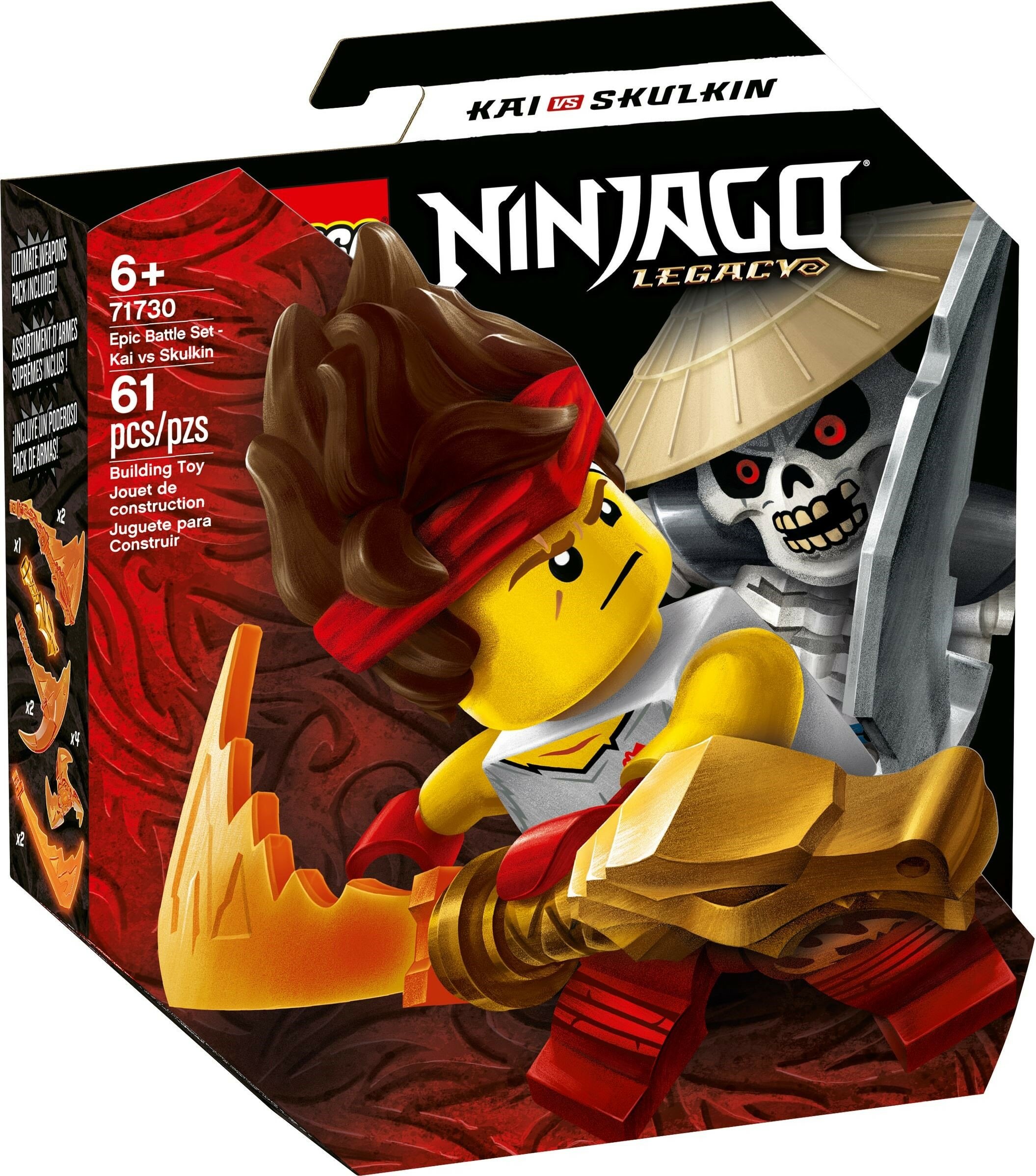 Конструктор LEGO NINJAGO 61 дет. - фото 1