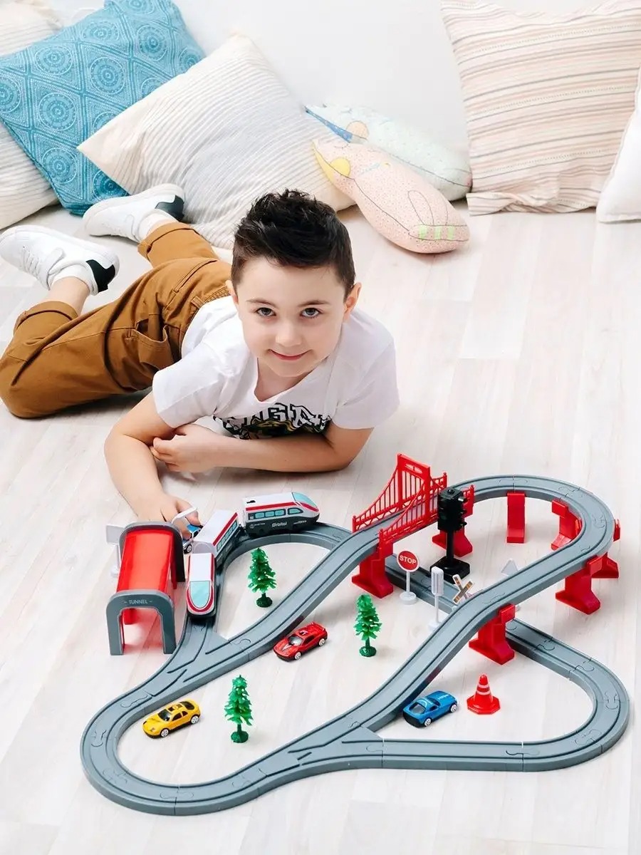 Набор железнодорожный Givito G201-010 - фото 1