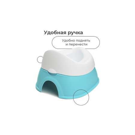 Горшок детский BabyRox Бирюзовый