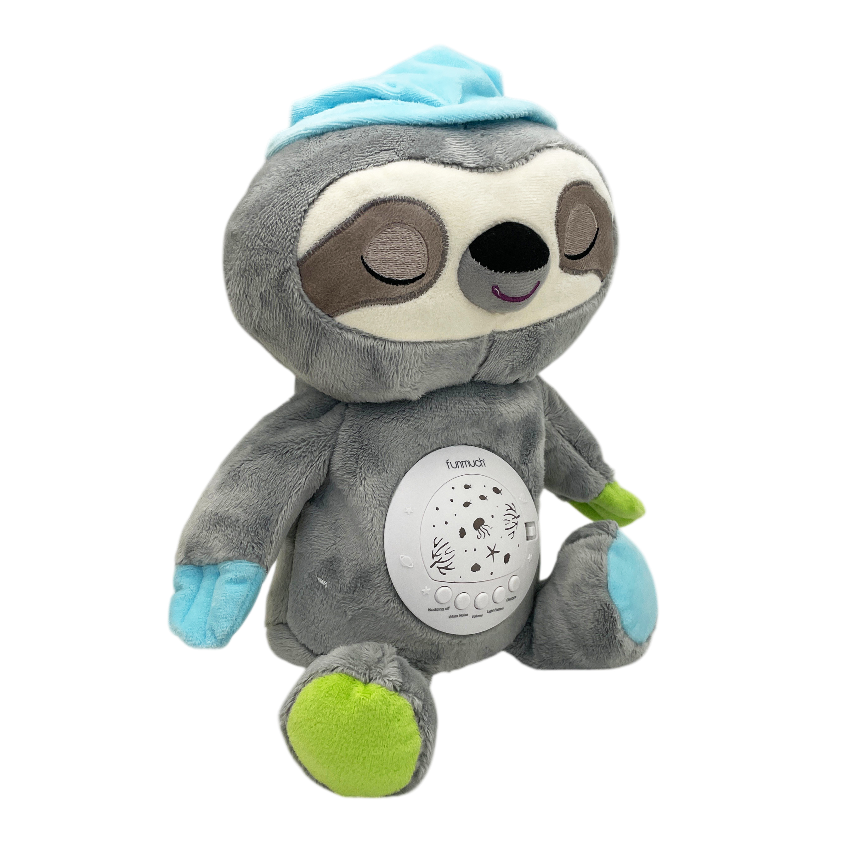 Мягкая игрушка Baby Toys Ленивец ночник проектор - фото 8