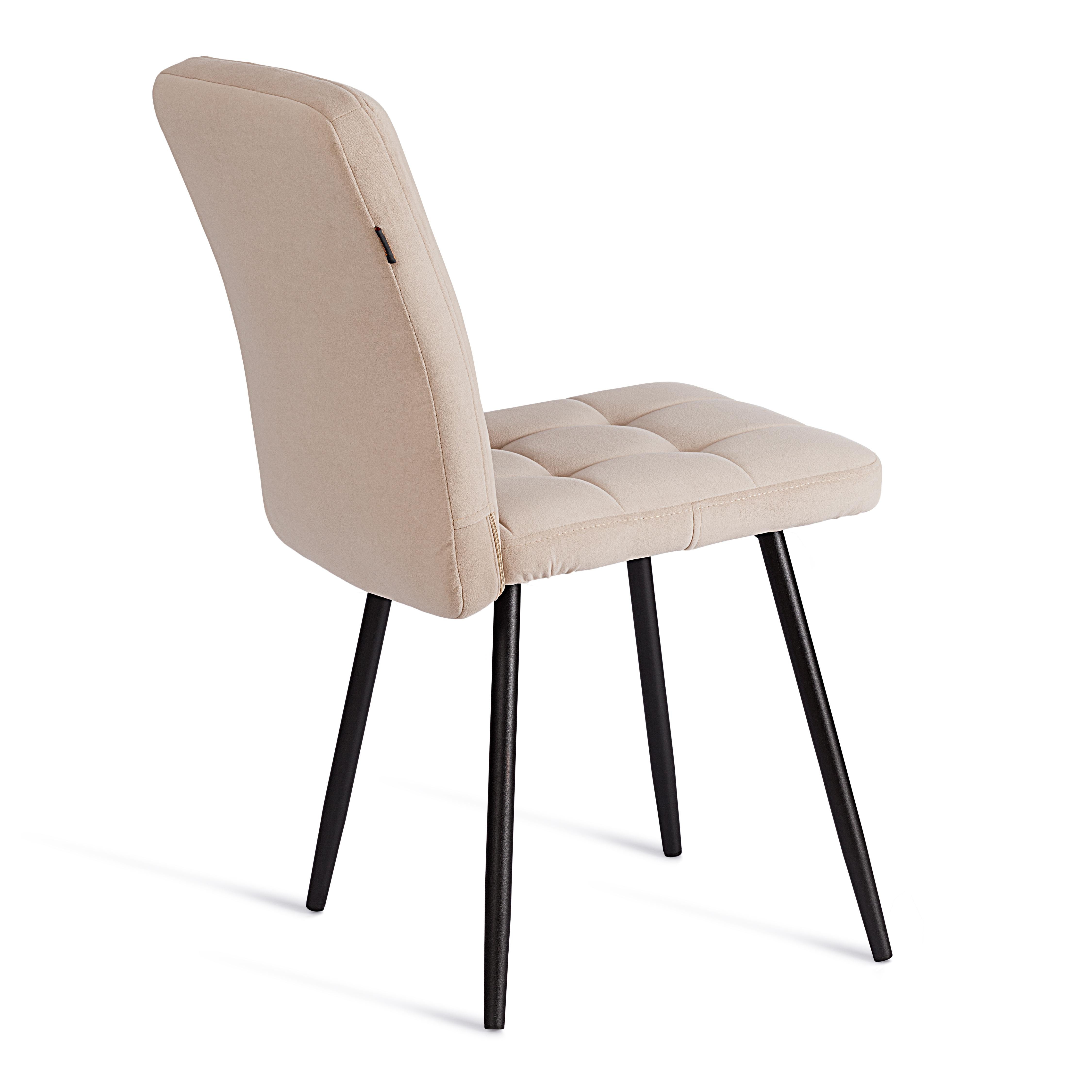 Стул TETCHAIR Medeo LT велюр, бежевый - фото 13