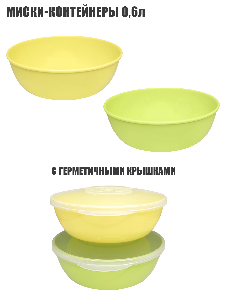 Набор посуды Solaris на 2 персоны желто-зеленая пастель - фото 2