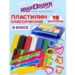 Пластилин Юнландия В Зоопарке легкий 12 цв.