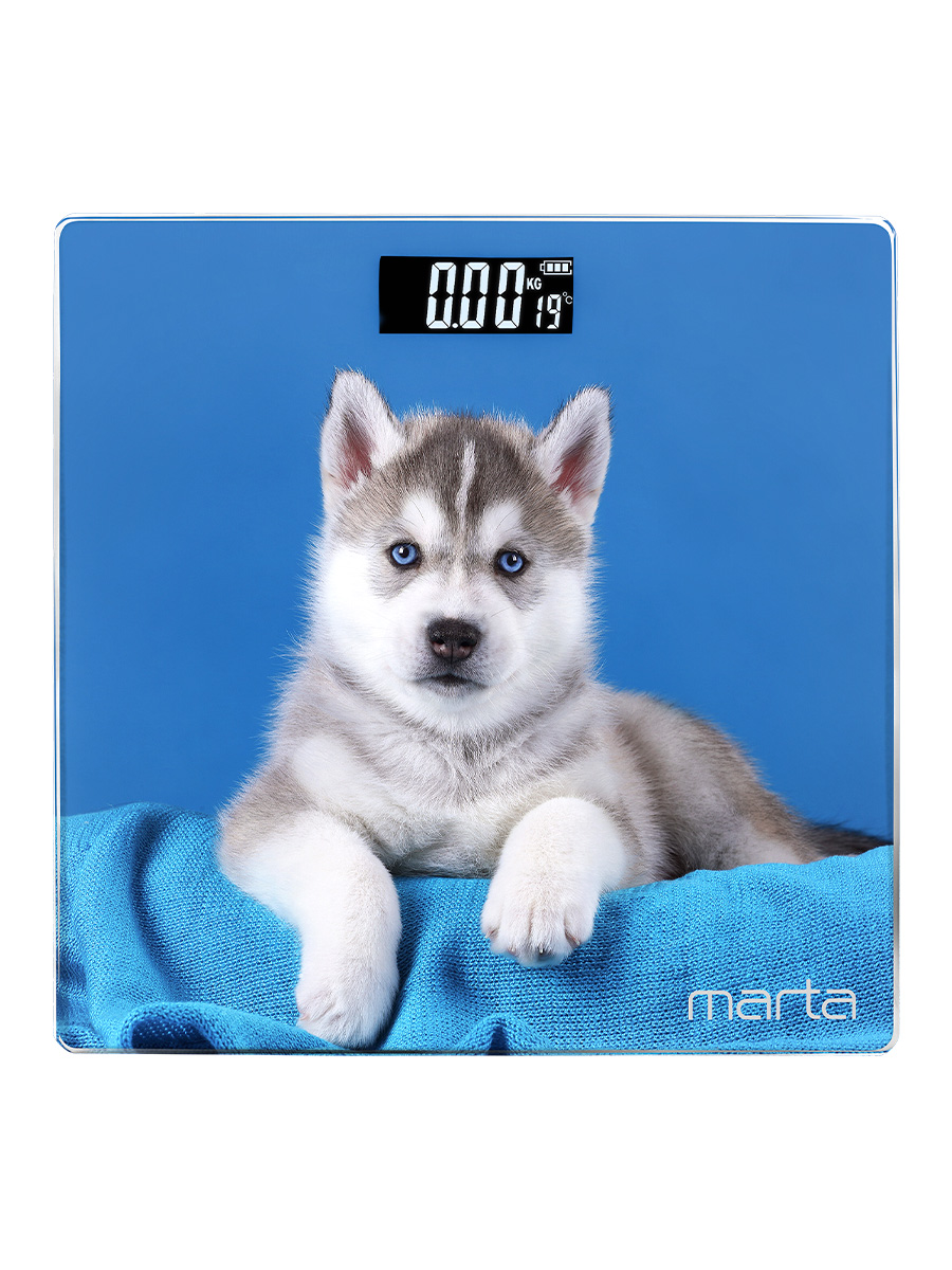 Изображение товара Напольные электронные весы MARTA MT-1608 с ЖК дисплеем и функцией температуры
