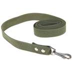 Поводок Пижон брезентовый 3 м х 3.5 см тёмно-зелёный