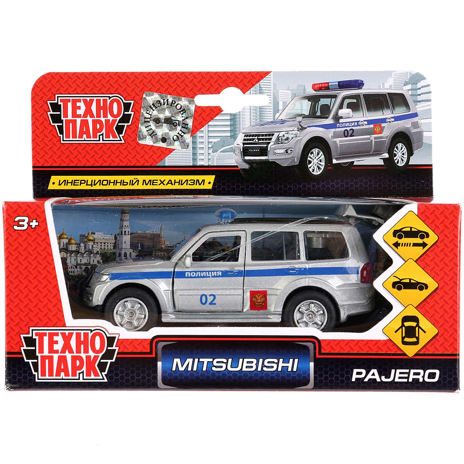 Полицейская машина Технопарк Pajero 256374 - фото 2