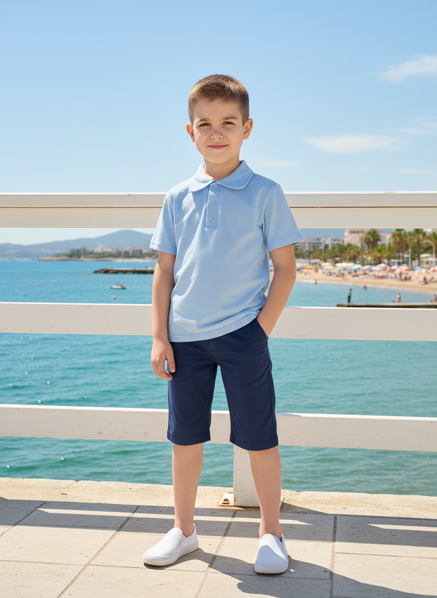 Поло Утенок 659 голубой - фото 2