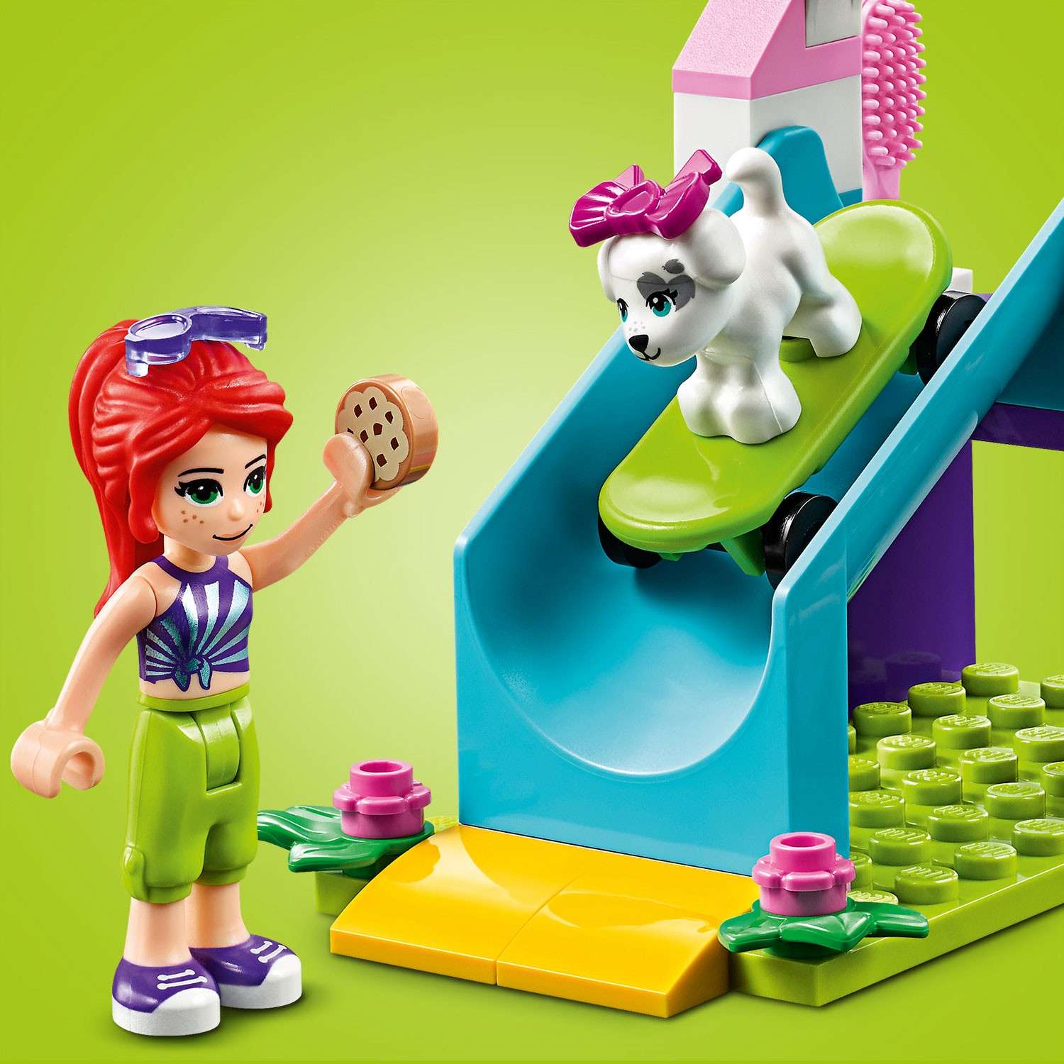 Конструктор LEGO Friends Игровая площадка для щенков блочный - фото 11