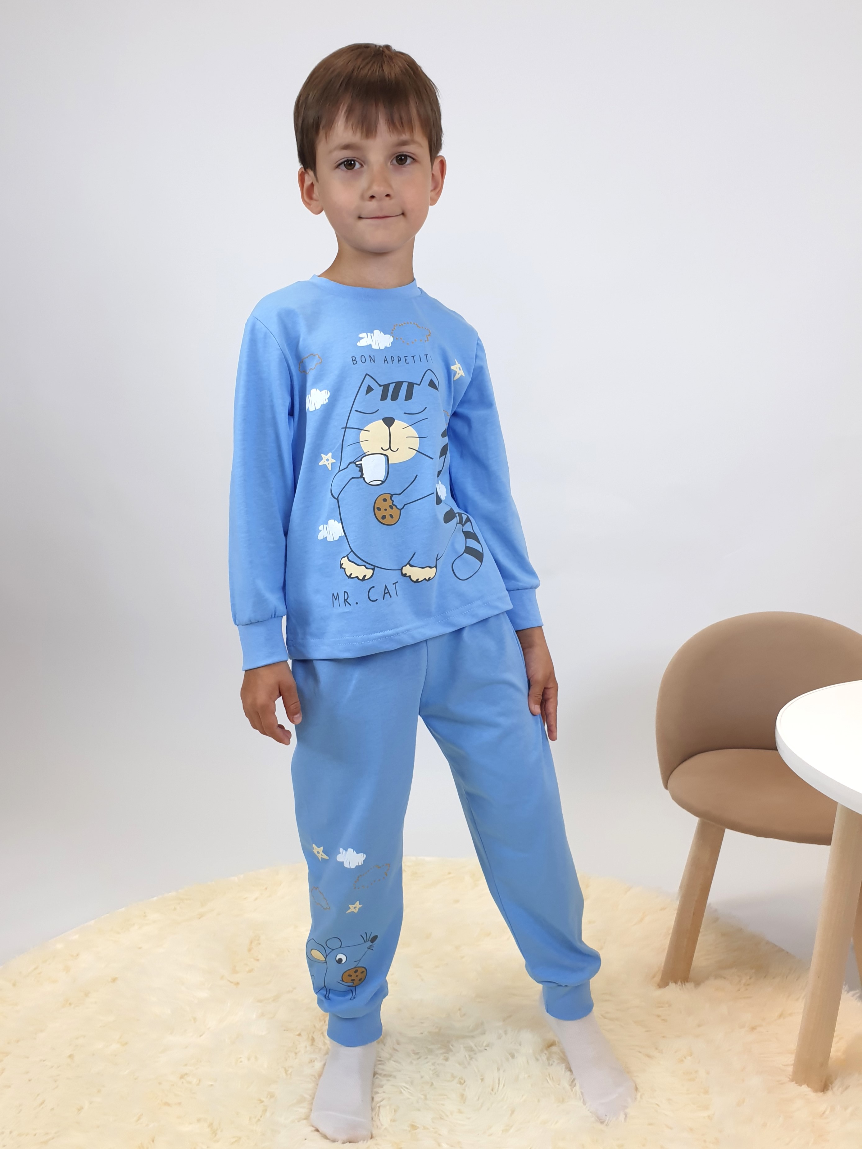 Пижама Luneva 8-67-4. - фото 1