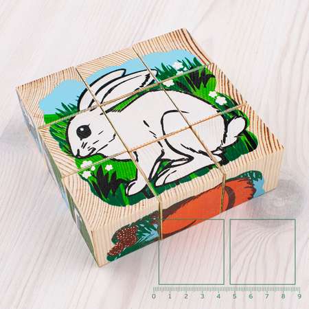 Игрушка Томик кубики Животные леса