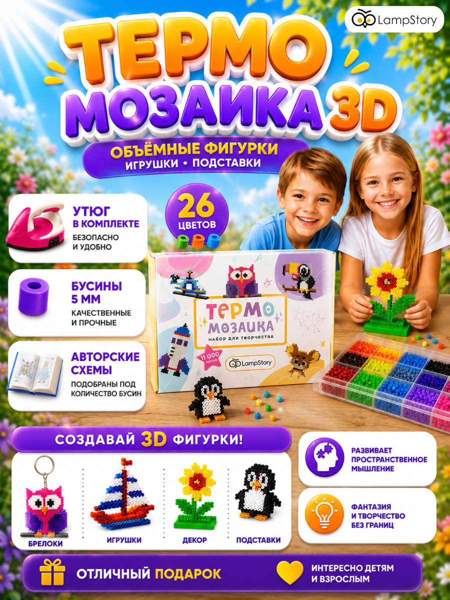 Термомозаика LampStory 3D модели - фото 1