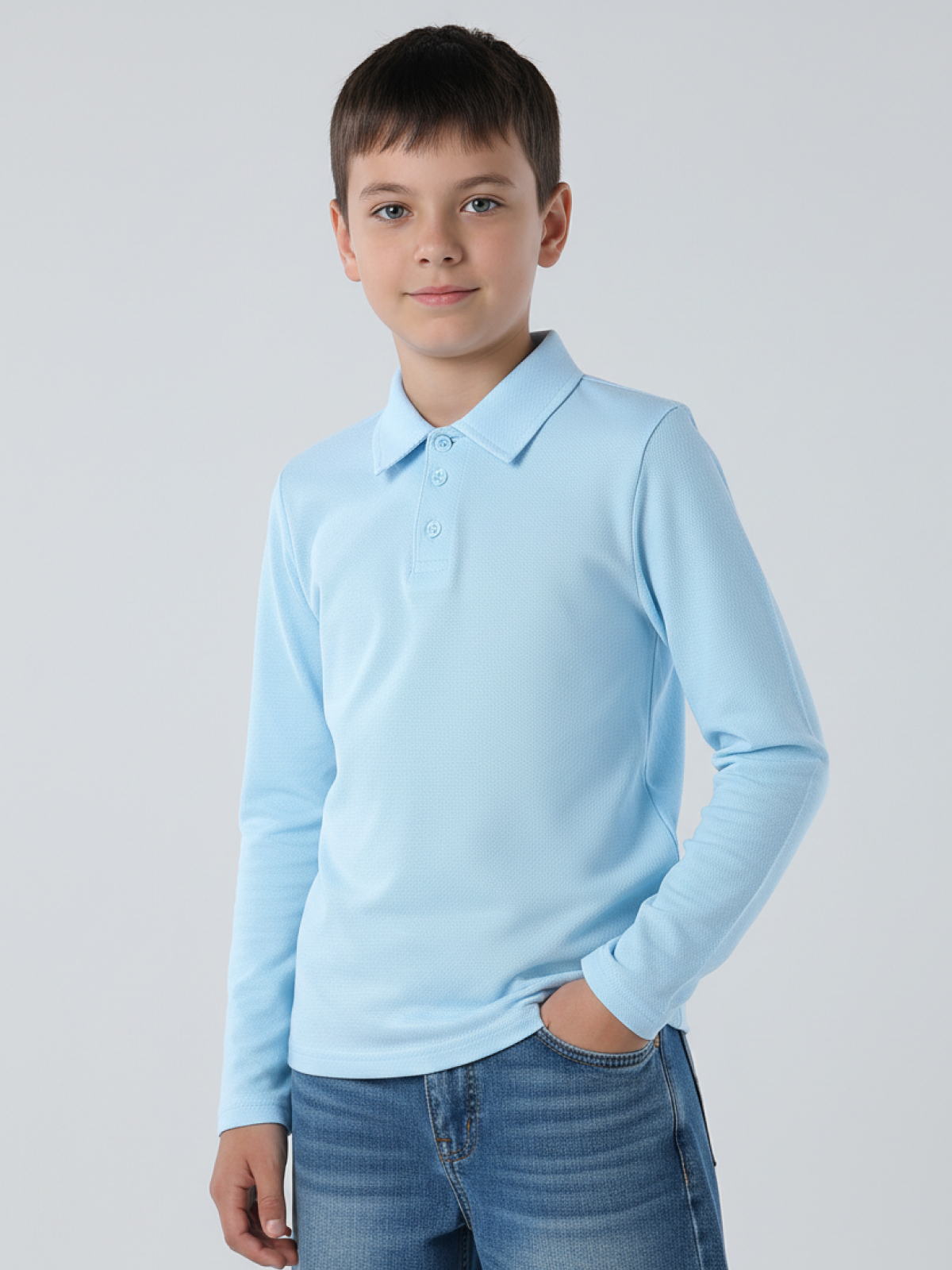 Поло GOJO 625голубой - фото 1