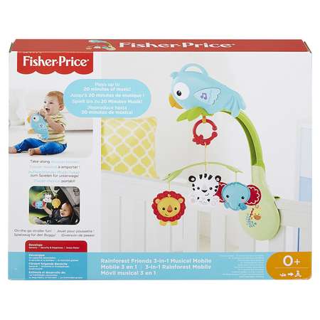 Мобиль Fisher Price Друзья из тропического леса