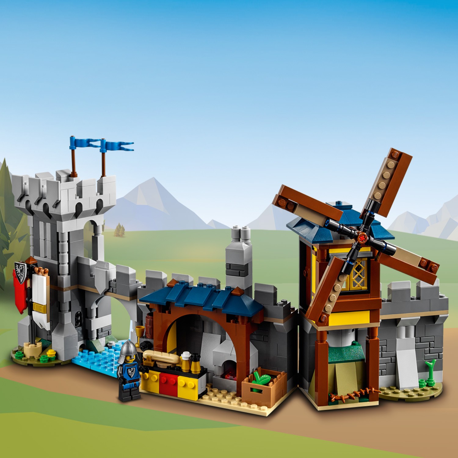 Конструктор LEGO Creator Средневековый замок 1426 дет. - фото 9
