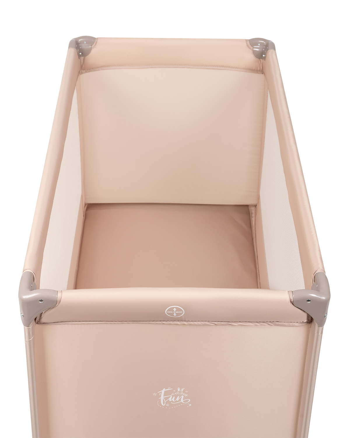 Манеж кровать Farfello Fun бежевый FN-1 - фото 8