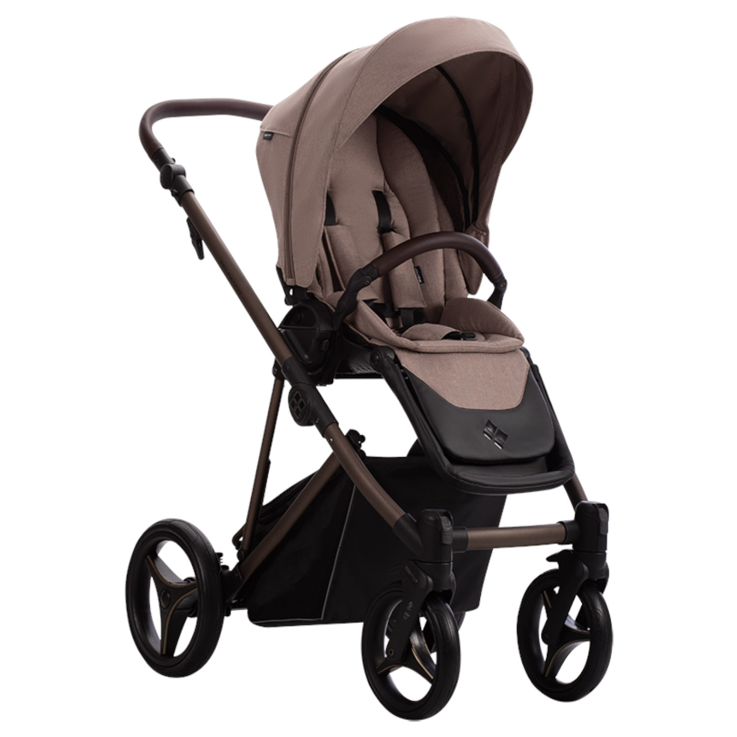 Коляска 2в1 Bebetto Pelpasso 02 Choco бежевый - фото 4
