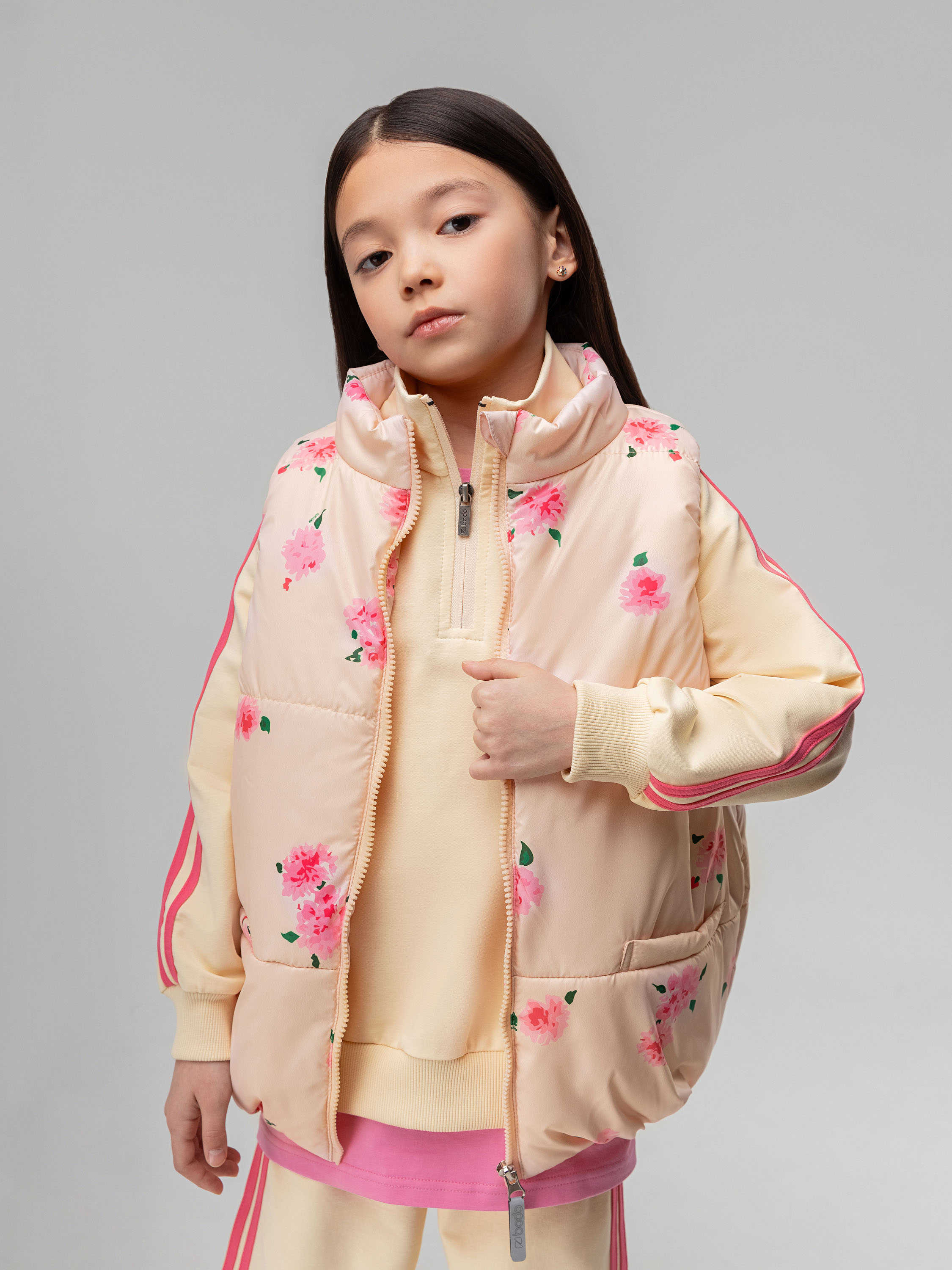 Жилет Bodo 14-84MU_экрю (розовый) - фото 5